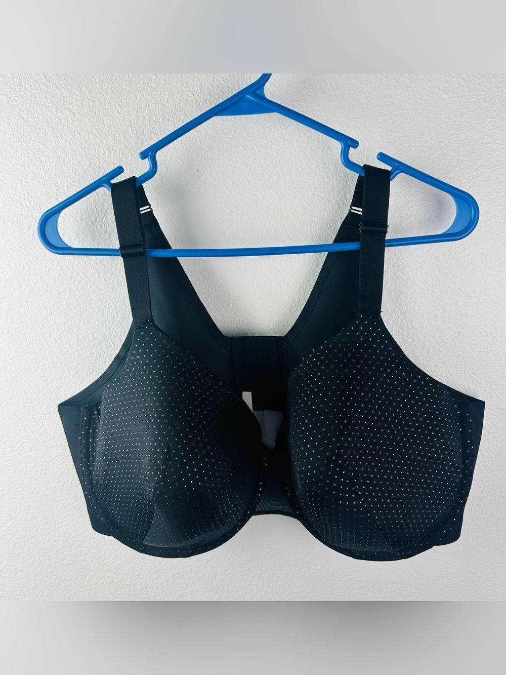 Catherine’s Black Gold Polka Dot Bra Size 46DDD